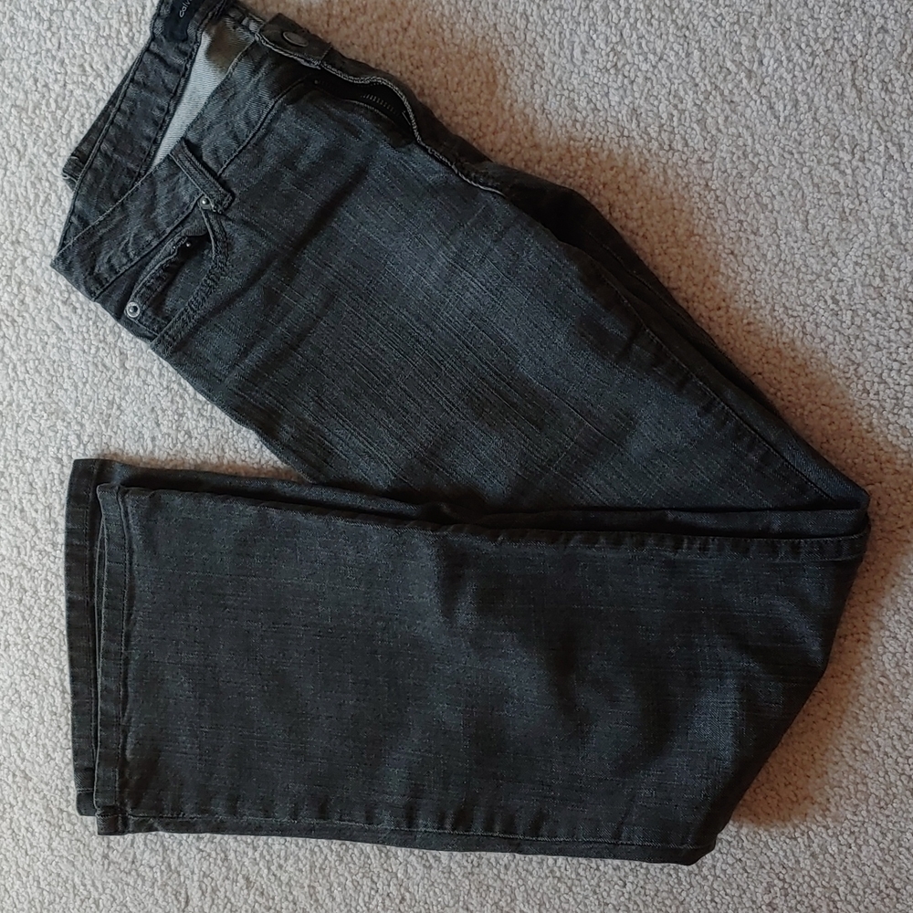 Calvin Klein size 4 gray denim jeans